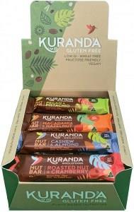 Kuranda Gluten Free Nut Bars Mixed 45g x 16