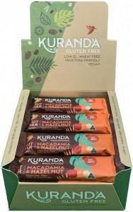 Kuranda Gluten Free Nut Bars Macadamia Hazelnut 45g x 16