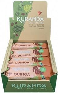 Kuranda Gluten Free Chia Bars Chia and Quinoa 40g x 16