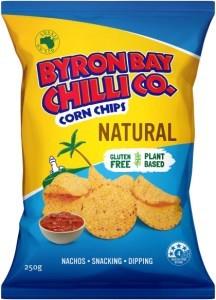 Byron Bay Chilli Natural Cornchips G/F 12x250g