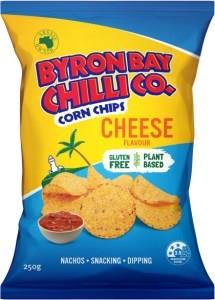 Byron Bay Chilli Cheese Cornchips G/F 12x250g