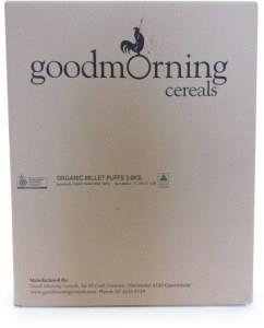 Good Morning Cereals Organic Millet Puffs 3kg