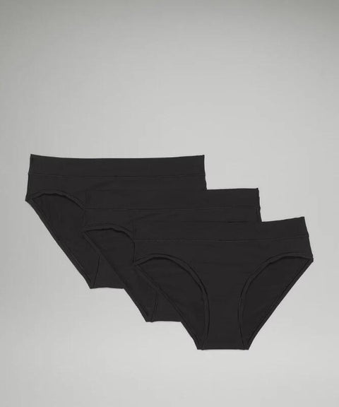 UnderEase Mid-Rise Bikini Underwear 3 Pack