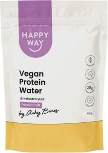 Happy Way Ashy Bines Vegan Protein Water Passionfruit 420g