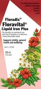 Floradix Iron Liquid Floravital Plus 500ml