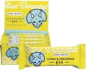 Blue Dinosaur The Clean Bar Lemon & Macadamia 12x45g