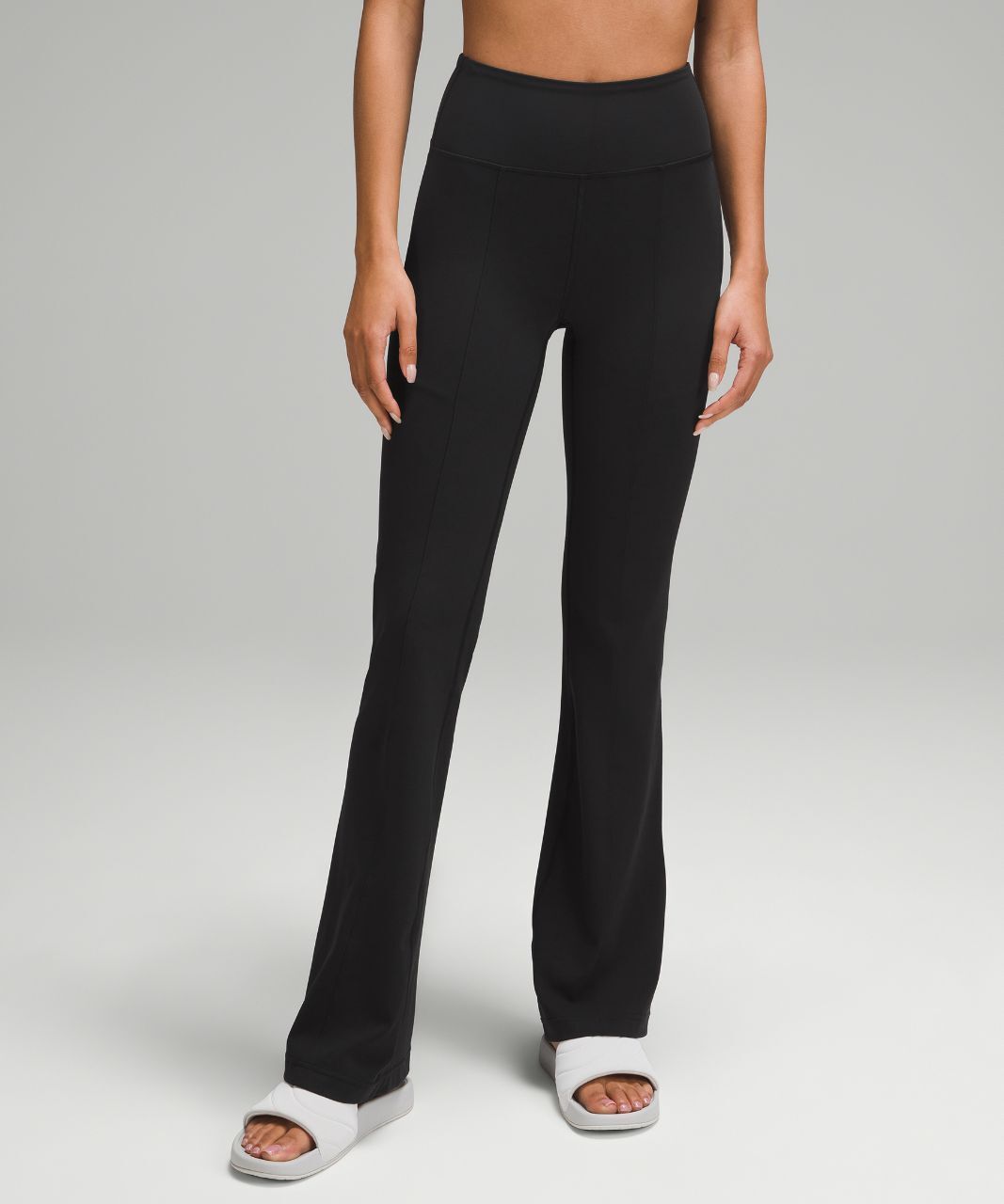 Groove High-Rise Flared Pants with Pockets 32.5"