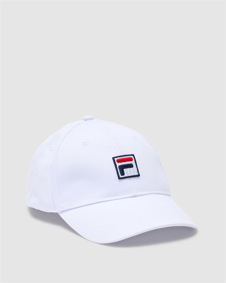 FILA Badge Cap - WHITE - WHITE