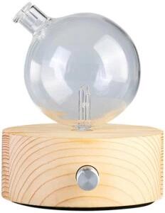Amrita Court Nebuliser Wooden Base Geometry Round
