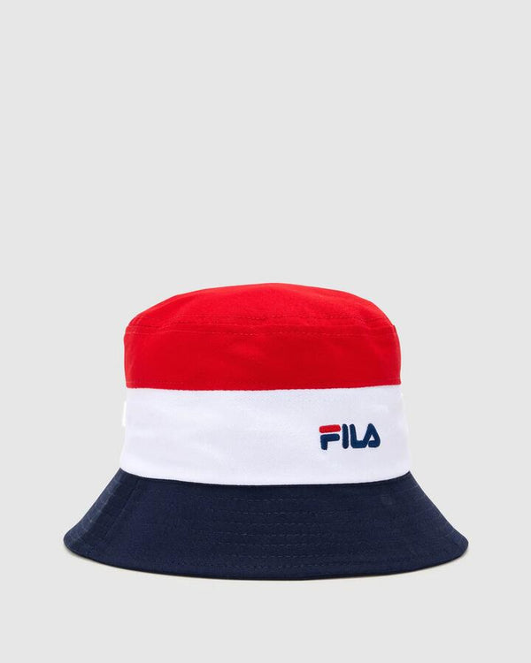 FILA Eredita Hat - WHT/FNAVY/FRED - WHT/FNAVY/FRED