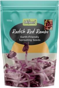 Untamed Health Sprouting Seeds Red Radish Rambo 100g