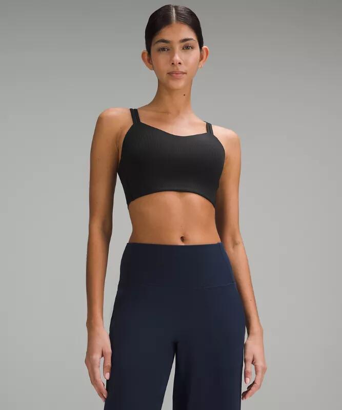 Like a Cloud Ribbed Longline Bra Light Support, B/C Cup