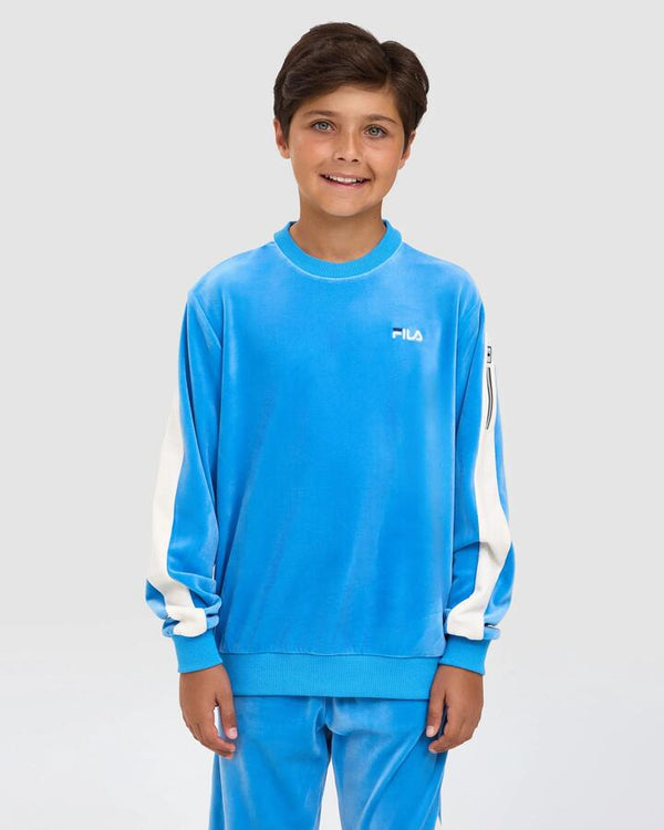 Kids Atlas Crew - AZURE BLUE - AZURE BLUE
