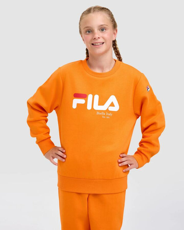 Kids Bailey Crew - VIBRANT ORANGE - VIBRANT ORANGE