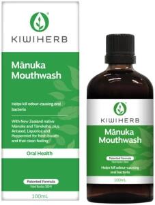 Kiwiherb Manuka Mouthwash 100ml