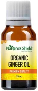 Nature's Shield Organic Essential Oil Ginger 25ml