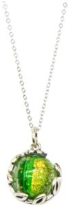 Amrita Court Aroma Necklace Wht Gold Planet Aurum Verd Purify 10ml