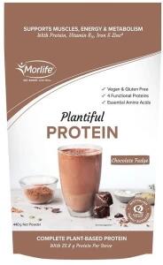 Morlife Plantiful Protein Chocolate Fudge 440g