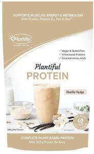 Morlife Plantiful Protein Vanilla Fudge 440g