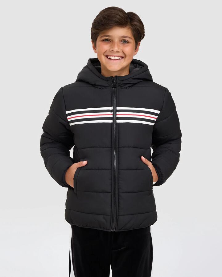 Kids Ashley Puff Jacket - BLACK - BLACK