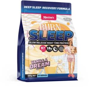 Maxine's Sleep Protein Powder Vanilla Dream G/F 500g Pouch