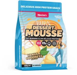 Maxine's Dessert Mousse Protein Powder Vanilla Goodness G/F 500g Pouch