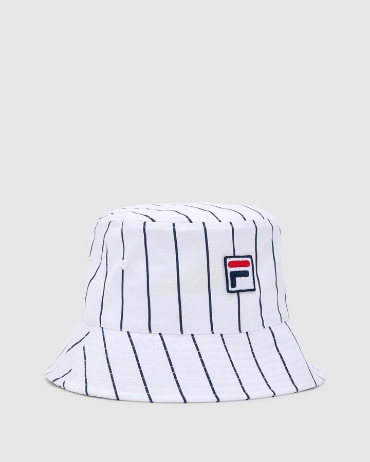 Heritage Bucket Hat - WHITE/NAVY - WHITE/NAVY