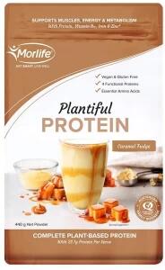 Morlife Plantiful Protein Caramel Fudge 440g