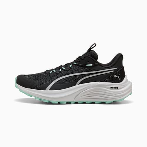 Electrify NITRO™ 4 Trail Women's Running Shoes in Black/Mint Melt/Feather Gray