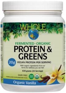 Whole Earth & Sea Fermented Organic Protein Greens Vanilla 630g