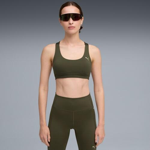 CLOUDSPUN Women's Training Bra in Dark Olive