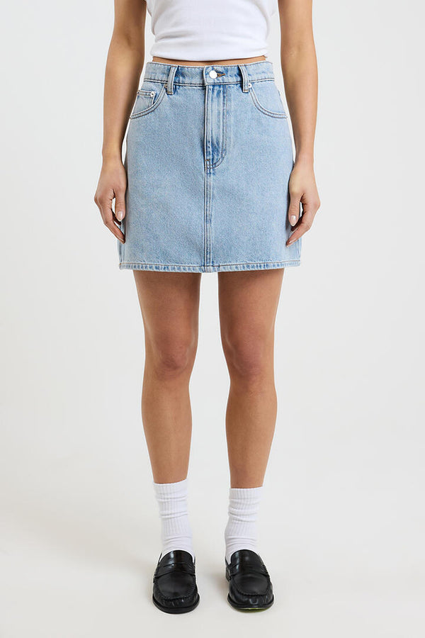 Nude Lucy Sia Denim Mini Skirt 90S Blue