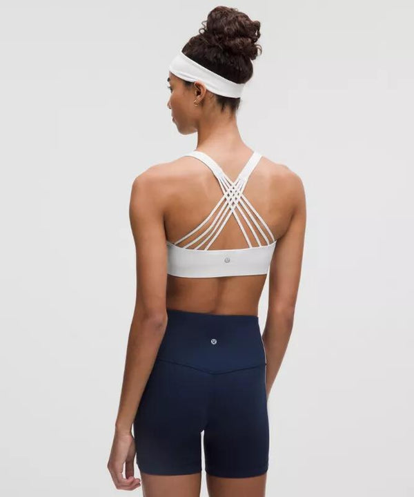FlexyFlex Strappy Yoga Bra Light Support, A-C Cups