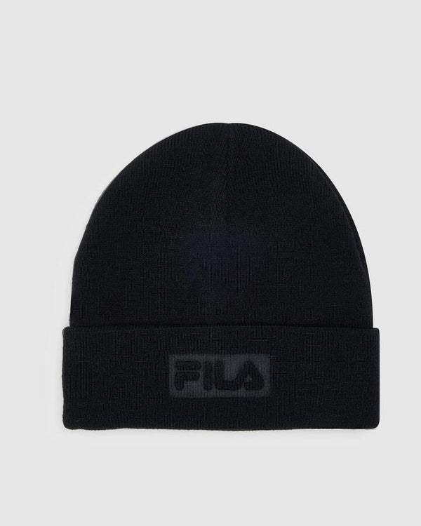 FILA Francobollo Beanie - BLACK - BLACK