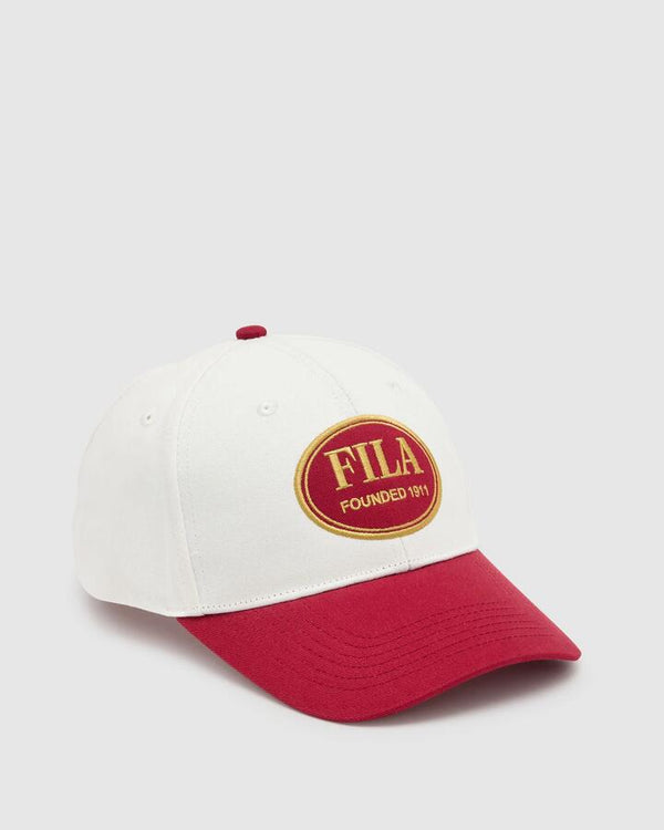 FILA Marinaio Cap - COCOMILK/DRED/GOLD - COCOMILK/DRED/GOLD