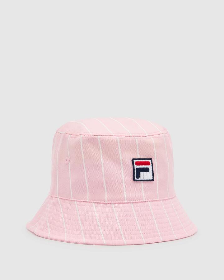 Heritage Bucket Hat - PINK/WHITE - PINK/WHITE