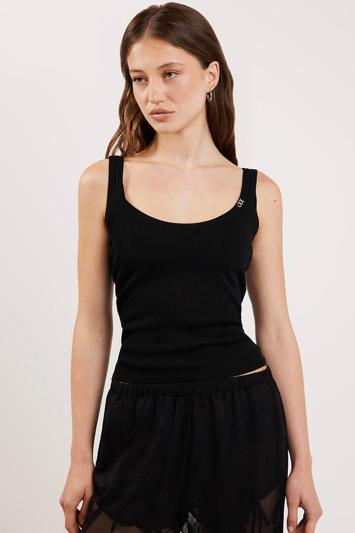 Ode Sydney Knit Tank Onyx
