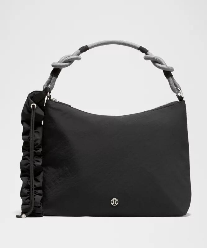 Convertible Ruched Strap Crossbody Bag 6.5L