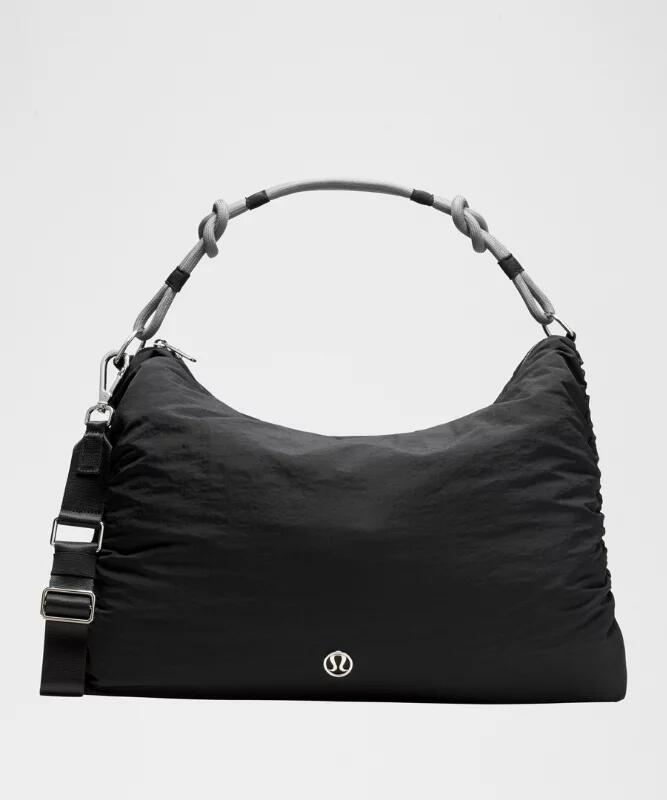 Convertible Ruched Crossbody Bag Large 16L Size *Large 16L