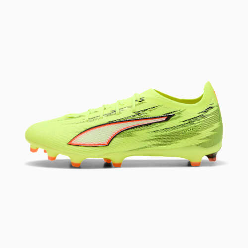 ULTRA 6 PRO FG Unisex Football Boots in Yellow Alert/Black/Glowing Red