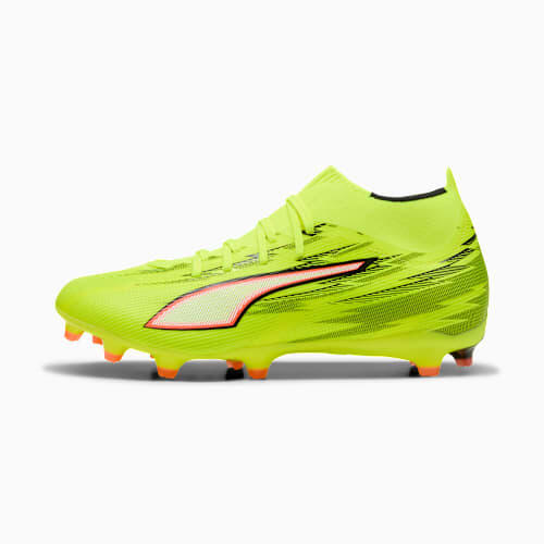 ULTRA 6 MATCH+ FG/AG Football Boots Unisex in Yellow Alert/Black/Glowing Red