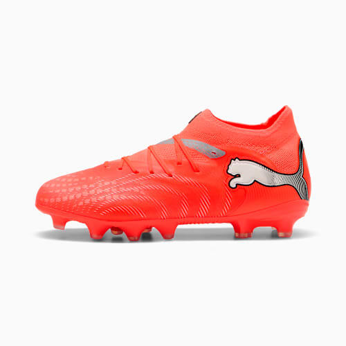 FUTURE 9 PRO FG/AG Football Boots - Youth 8-16 years in Glowing Red/White/Black