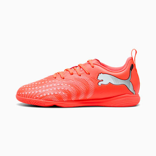 FUTURE 9 PLAY Indoor Football Boots - Youth 8-16 years in Glowing Red/White/Black