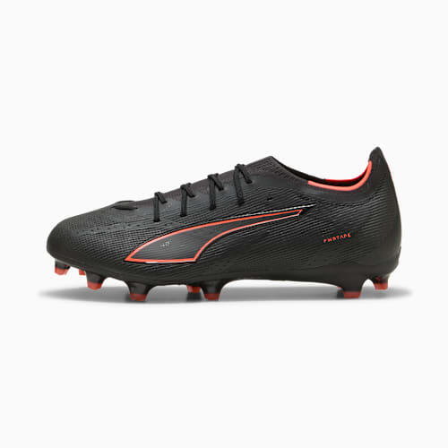ULTRA 6 PRO FG Unisex Football Boots in Black/Red