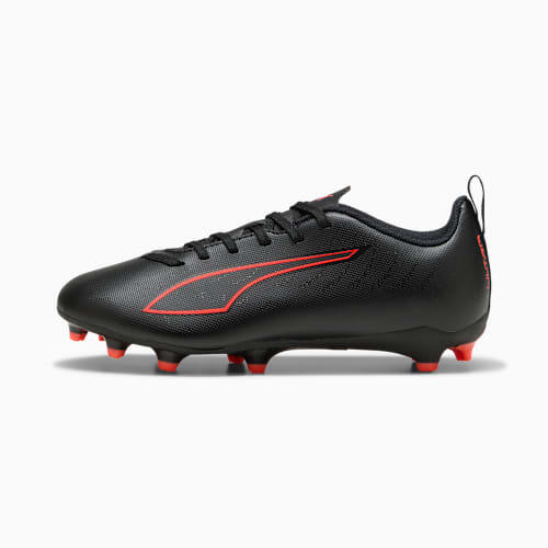 ULTRA 6 PLAY FG/AG Football Boots - Youth 8-16 years in Black/Red