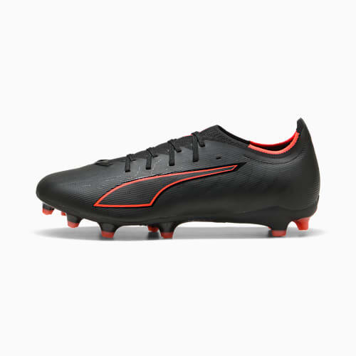 ULTRA 6 MATCH FG/AG Unisex Football Boots in Black/Red