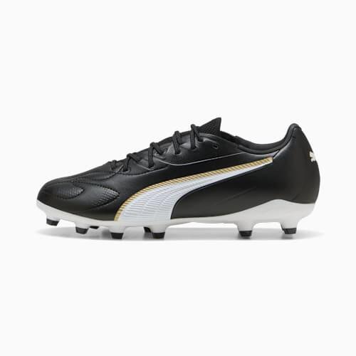 KING 20 MATCH FG/AG Football Boots - Youth 8-16 years in Black/White/Gold