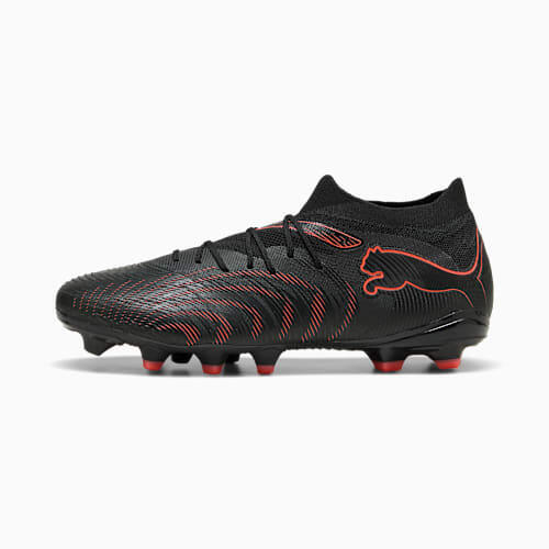 FUTURE 9 MATCH FG/AG Unisex Football Boots in Black/Glowing Red/Strong Gray