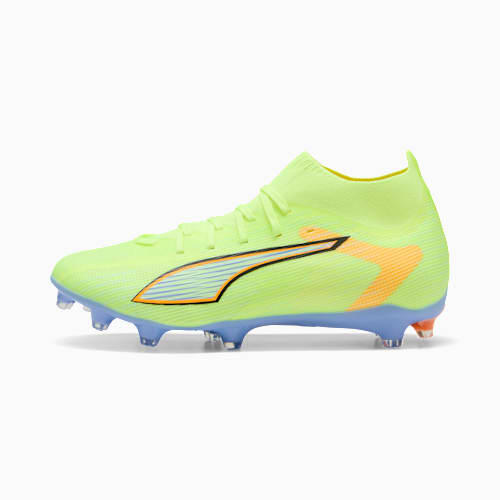 ULTRA 6 MATCH+ LIGHT UP FG/AG Women's Football Boots in Fizzy Light/Icy Blue/Intense Lavender