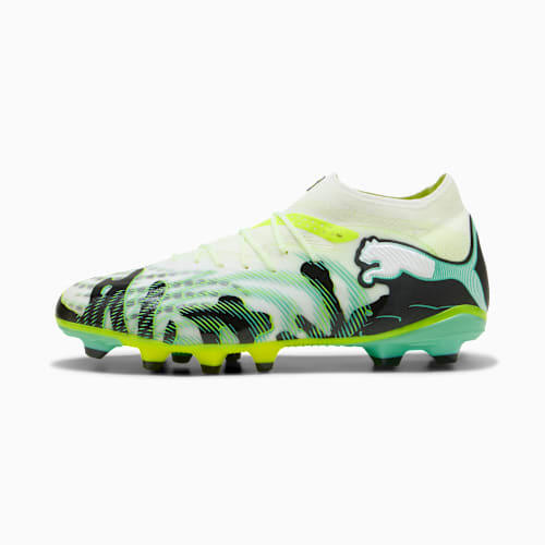FUTURE 9 PRO CREATIVITY FG/AG Unisex Football Boots in Yellow Alert/Mint Jelly/White
